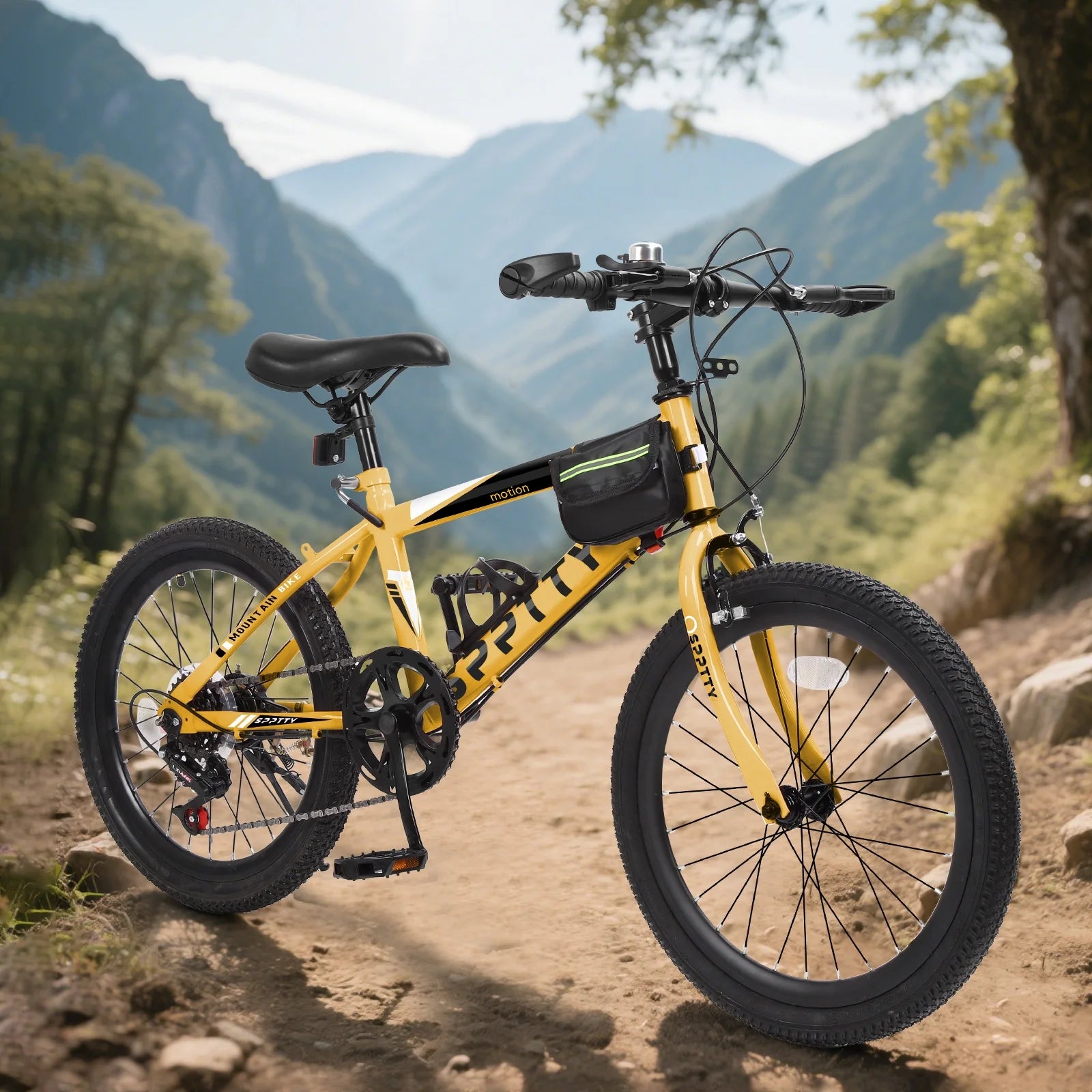 SPPTTY 20 - 24 in Bike, 6 - Speed Mountain Bike for Men Women Boys Girls, Comfort Saddle, Blue - Product image 41