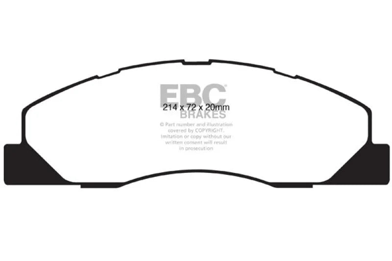 EBC - Front Yellowstuff Pad PN DP41847R