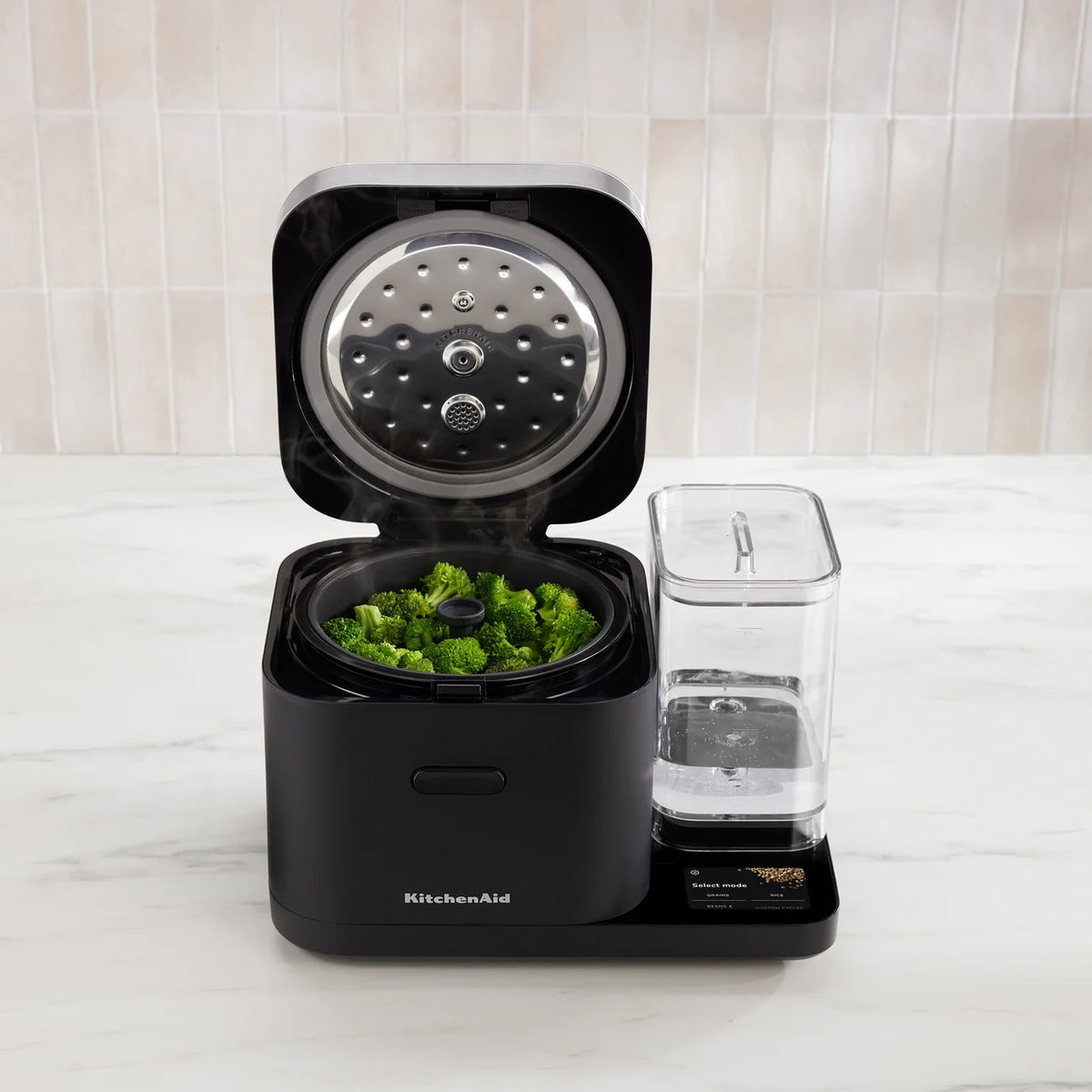 Kitchenaid Grain and Rice Cooker 8 Cup with Automatically Sensing Integrated Scale + Water Tank, KGC3155BM - Product image 7