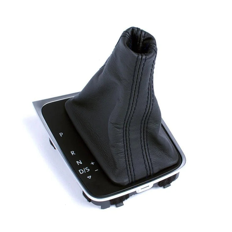 BFI MK7 DSG / Automatic Shift Boot - Gray Alcantara - Yellow Stitch