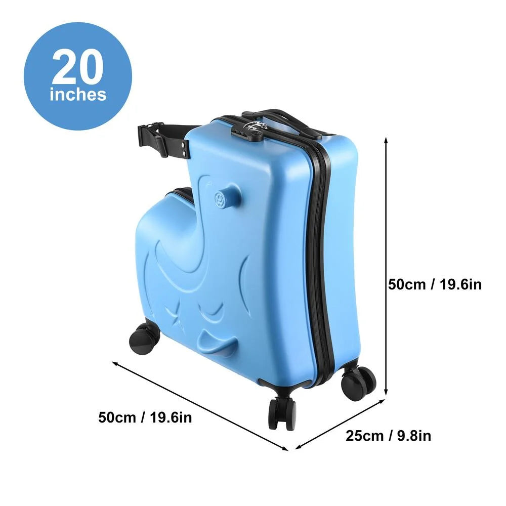 VAHIGCY Kids Luggage, Kids Ride - on Luggage with Spinner Wheels Suitcase, Kid'S Ride - Product image 2