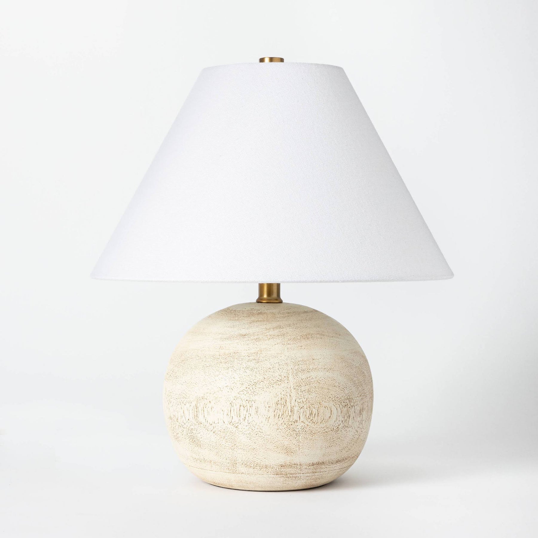 Medium Faux Wood Table Lamp Brown - Threshold Designed with Studio McGee - Product image 1