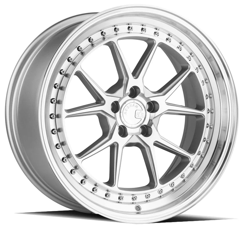 Aodhan DS08 18" 5x114.3 Silver w/Machined Face