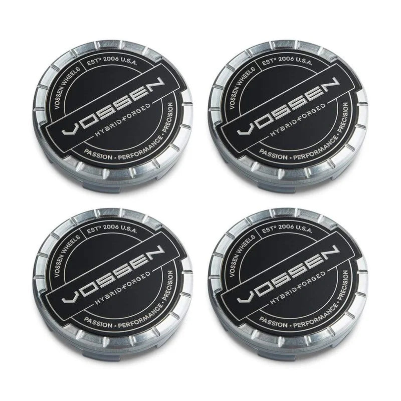 Vossen Hybrid Forged Billet Sport Cap Set For VF & HF Series Wheels (Gloss Clear)