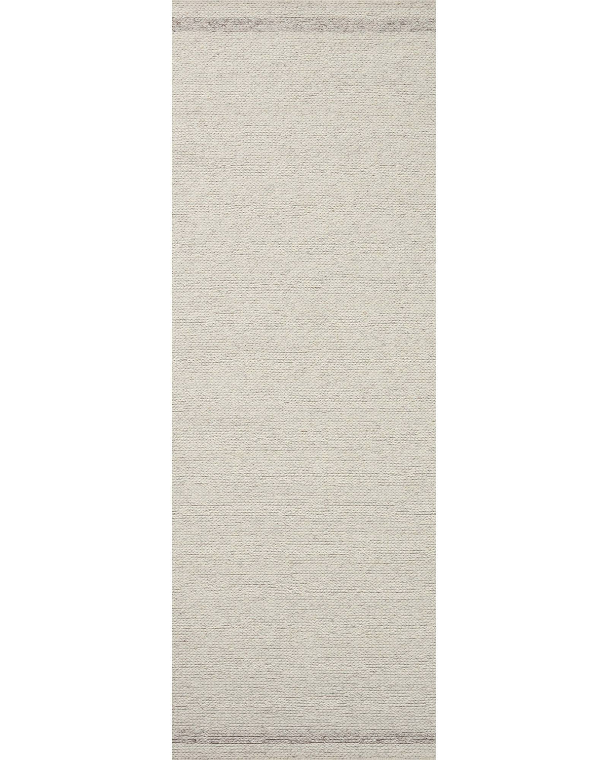 Magnolia Home by Joanna Gaines x Loloi 2'6" 9'9" Mist/Silver Ashby ASH-02 Runner Area Rug - Product image 1