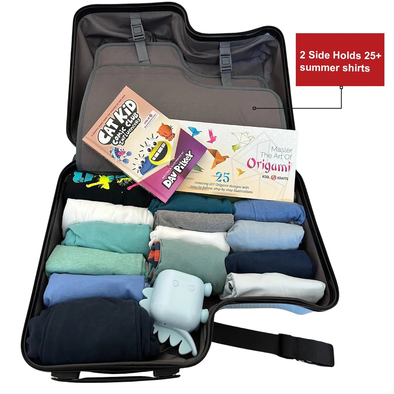 20" Children'S Ride - on Luggage with Safety Belt Matte Finish, Silent Wheels - Product image 5