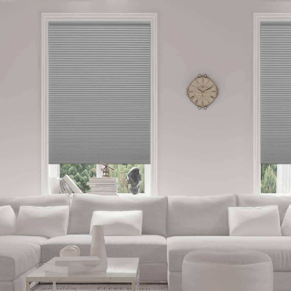 Home Decorators Collection Pewter Cordless Blackout Cellular Shades for Windows - 22.5 in. W x 48 in - Product image 1