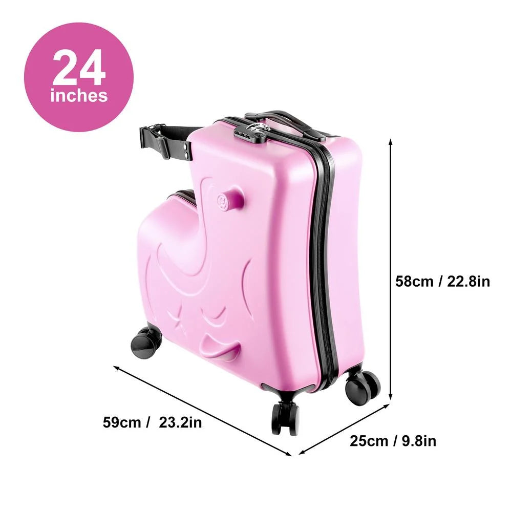 VAHIGCY Kids Luggage, Kids Ride - on Luggage with Spinner Wheels Suitcase, Kid'S Ride - Product image 23