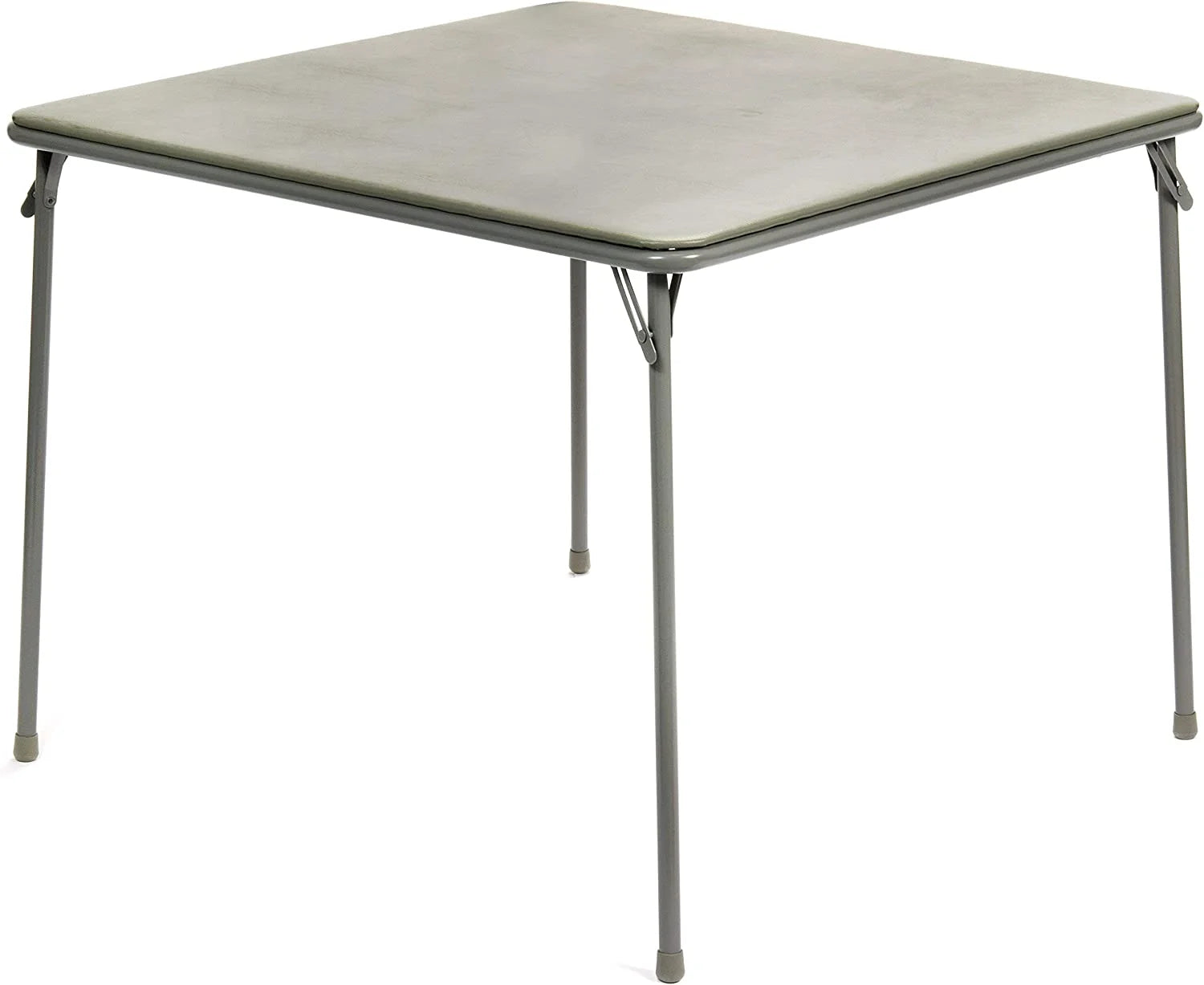 5pc. XL Series Folding Card Table and Triple Braced Vinyl Padded Chair Set, Commercial Quality, Grey - Product image 2