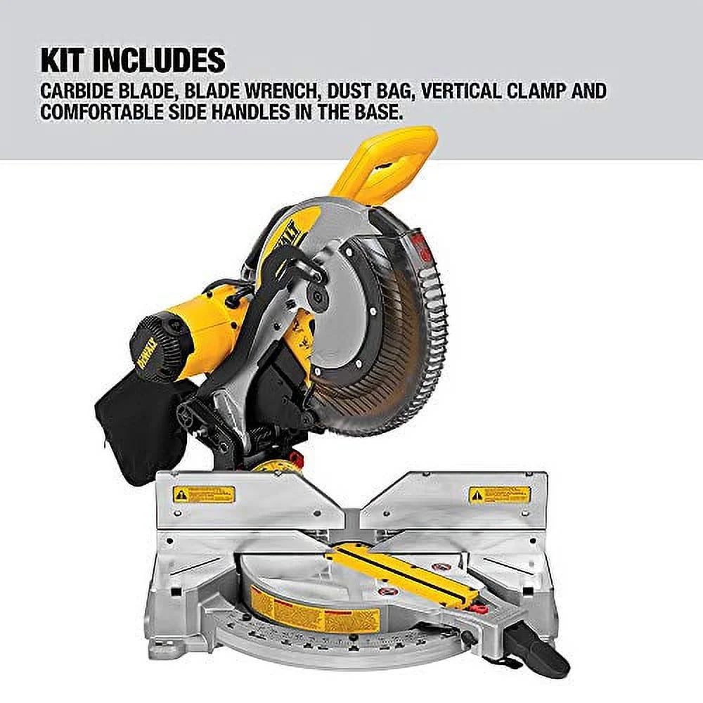 DEWALT 308351915 12 In. 15 Amp Compound Double Bevel Miter Saw - Product image 3