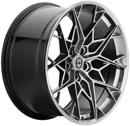 HRE FF10 2015+ Lamborghini Huracan (Staggered) 19"/20" Fitment - Liquid Metal