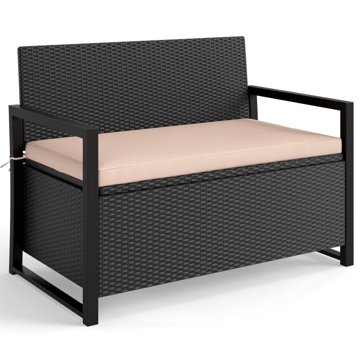 Tangkula 40 Gallon Outdoor Bench with Storage for Backyard - Product image 10