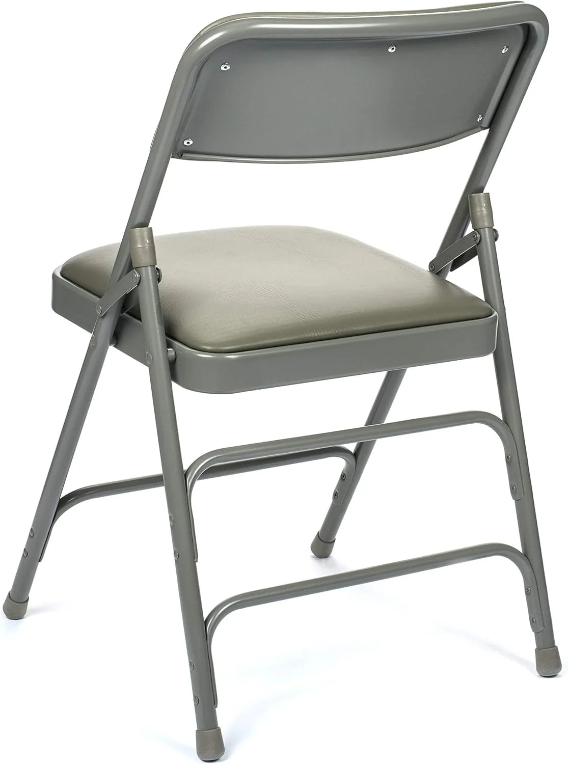5pc. XL Series Folding Card Table and Triple Braced Vinyl Padded Chair Set, Commercial Quality, Grey - Product image 6