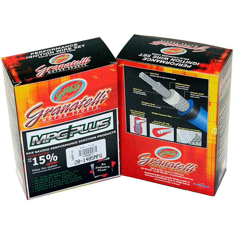 Granatelli Ignition Wires And Coil On/Near Plug Connectors; GM LT Series Applications 28-1409S-R