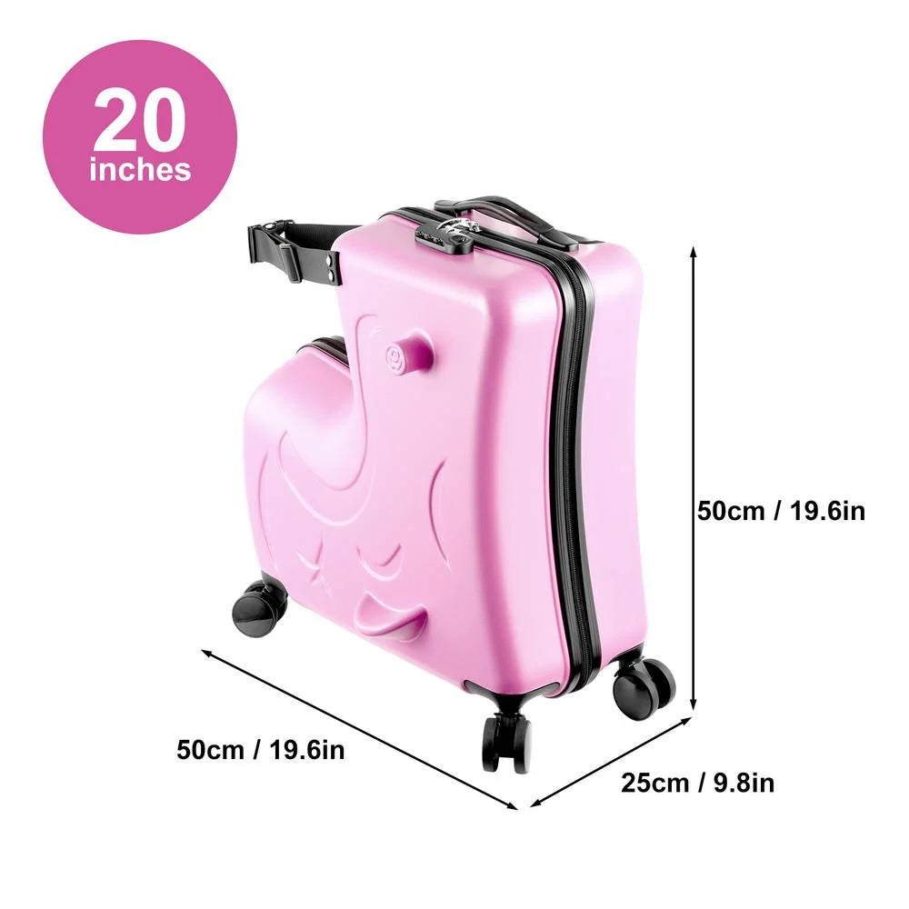 VAHIGCY Kids Luggage, Kids Ride - on Luggage with Spinner Wheels Suitcase, Kid'S Ride - Product image 13