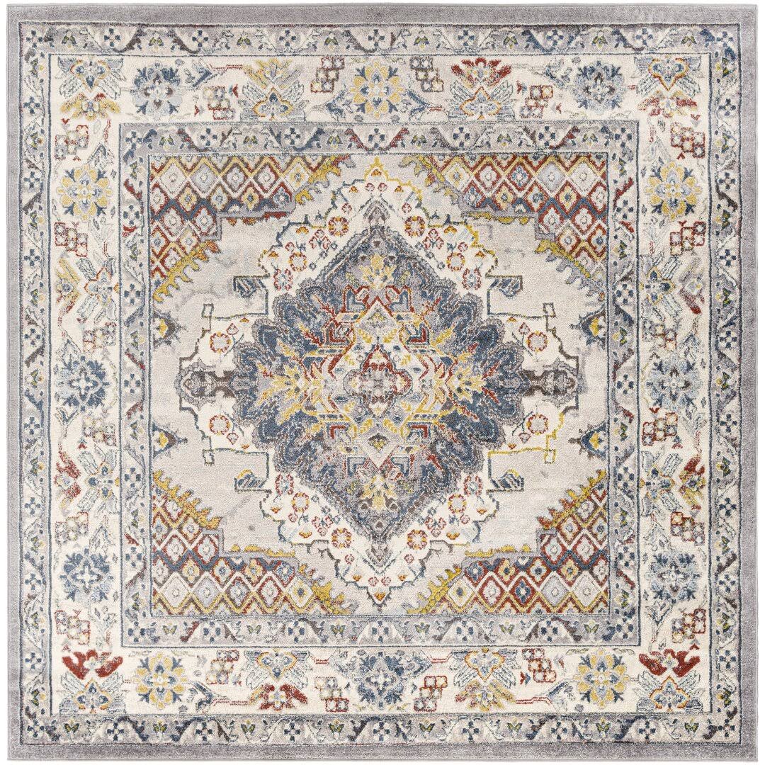 Kopf Oriental Gray Area Rug Lark Manor Rug Size: Square 710x22 - Product image 1