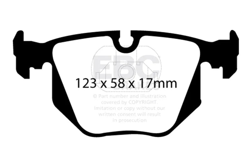 EBC - Rear Redstuff Pad PN DP31118C