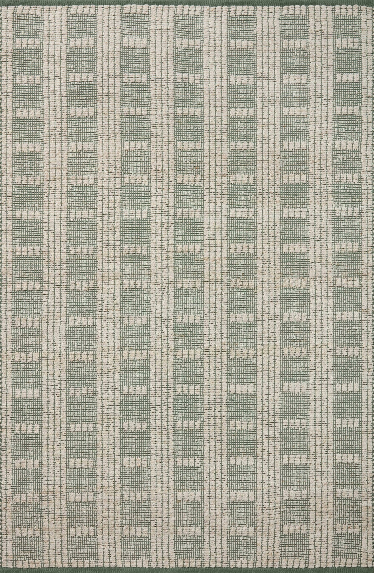 Angela Rose x Loloi 5'0" 7'0" Ivory/Sage Colton CON-03 Area Rug - Product image 1