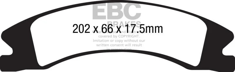 EBC - Front Yellowstuff Pad PN DP41885R