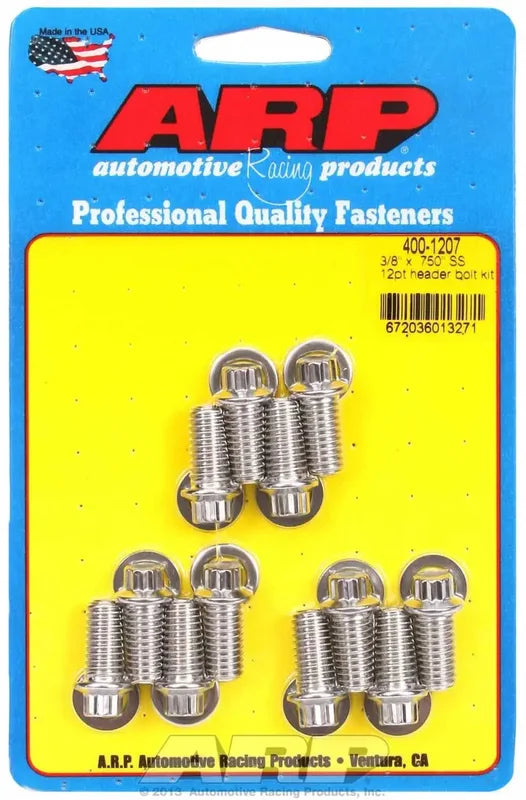 400-1207 ARP Fasteners Exhaust Header Bolt Universal