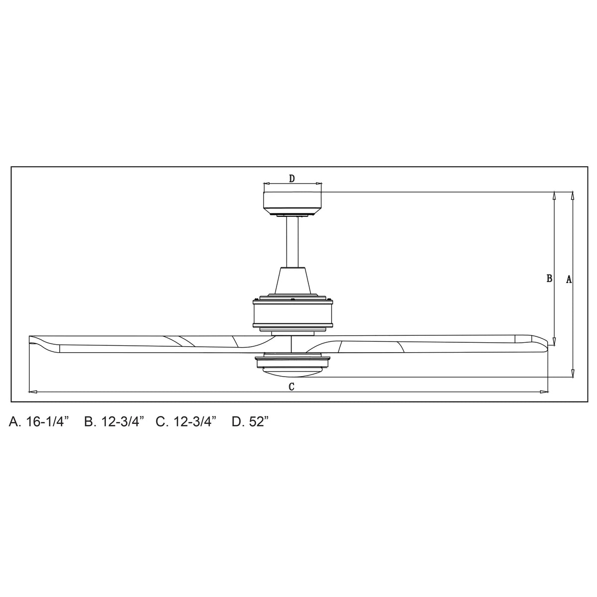 Vaxcel Curtiss Satin Brass Mid - Century Modern MCM Wood Propeller Ceiling Fan with LED Light Kit and - Product image 11