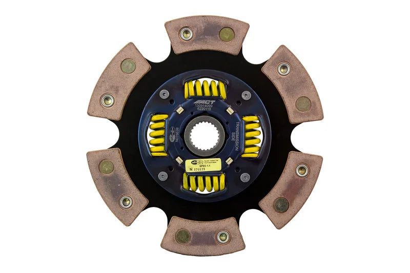 ACT 6220110 - 1992 Acura Integra 6 Pad Sprung Race Disc