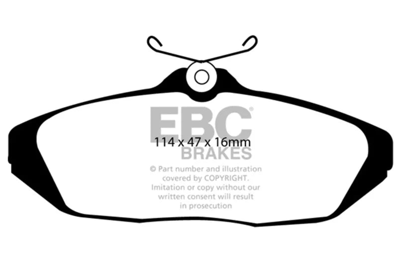 EBC - Rear Redstuff Pad PN DP31164C