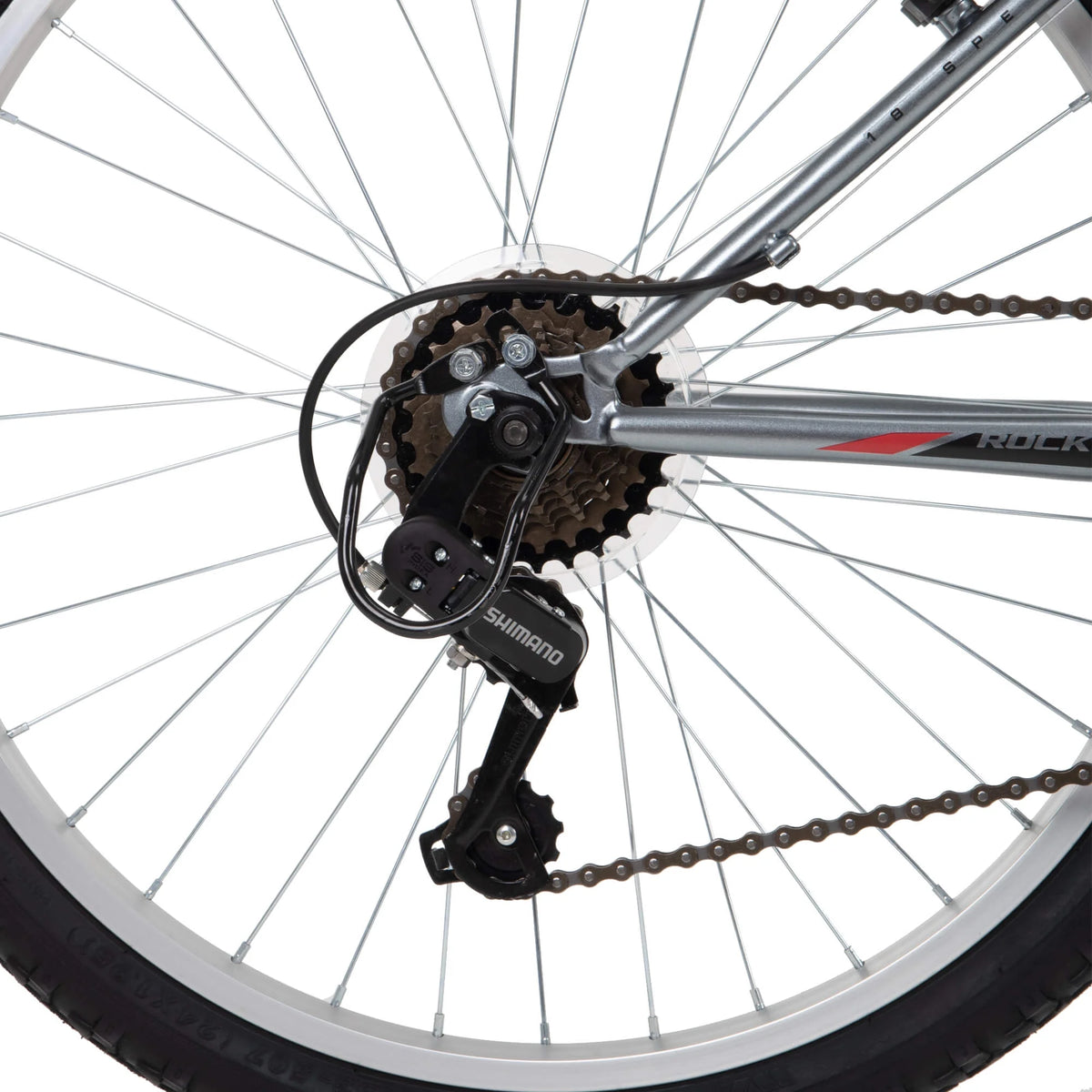 Huffy 24" Rock Creek Mountain Bike, Fits Riders 4'8" - 5'8", Gray, Adult, Men'S - Product image 11