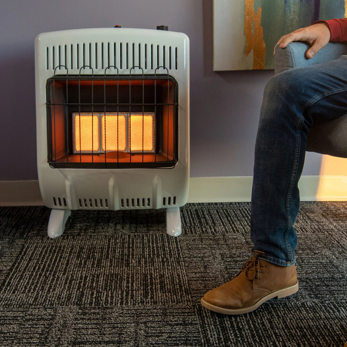 Mr. Heater 20000 BTU Vent Free Radiant Natural Gas Heater F299821 - Product image 2