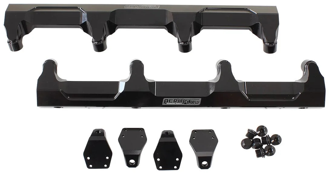 Billet LSA Fuel Rails by Aeroflow Supercharged LS9