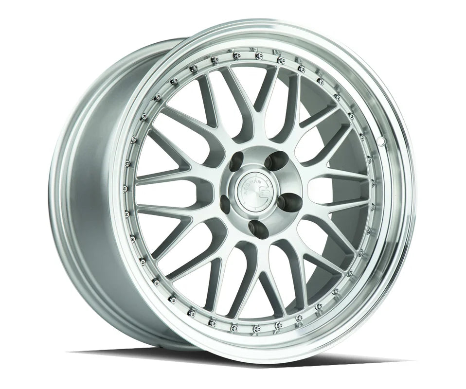 Aodhan AH02 18" 5x114.3 Silver w/ Machined Lip