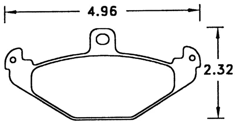 Hawk Performance HB278 Series Brake Pad