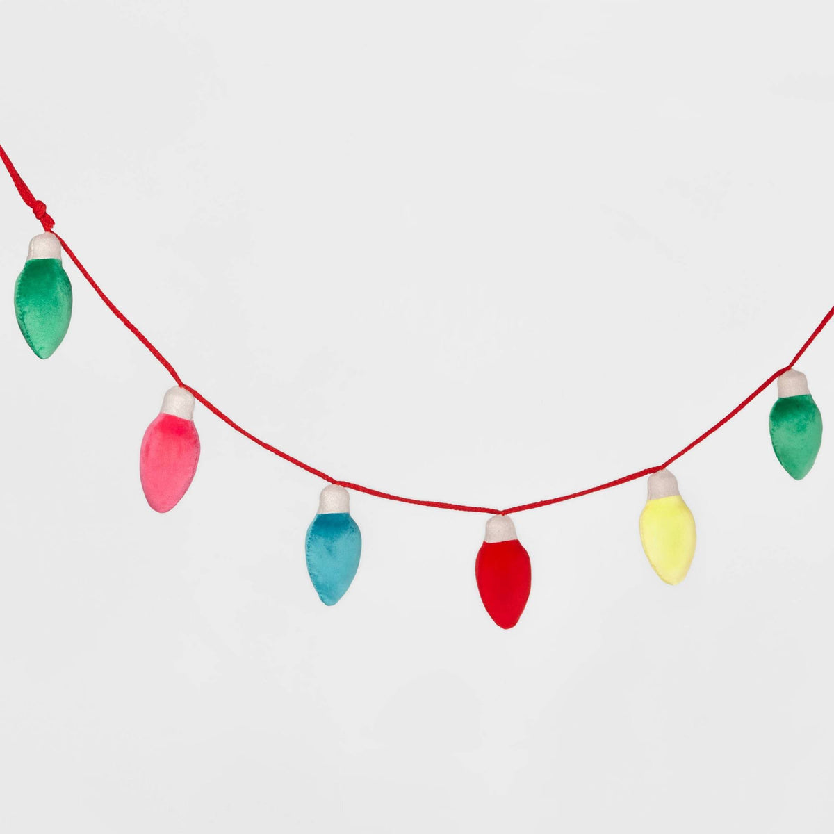 Wondershop Velvet Christmas Light Bulb 6' Garland - Target - Product image 1