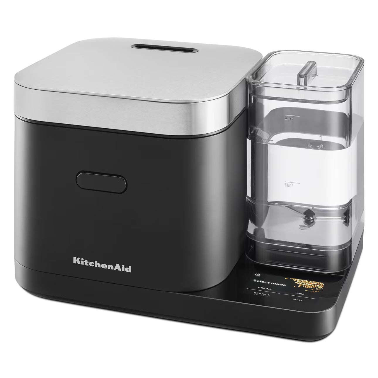Kitchenaid Grain and Rice Cooker 8 Cup with Automatically Sensing Integrated Scale + Water Tank, KGC3155BM - Product image 1