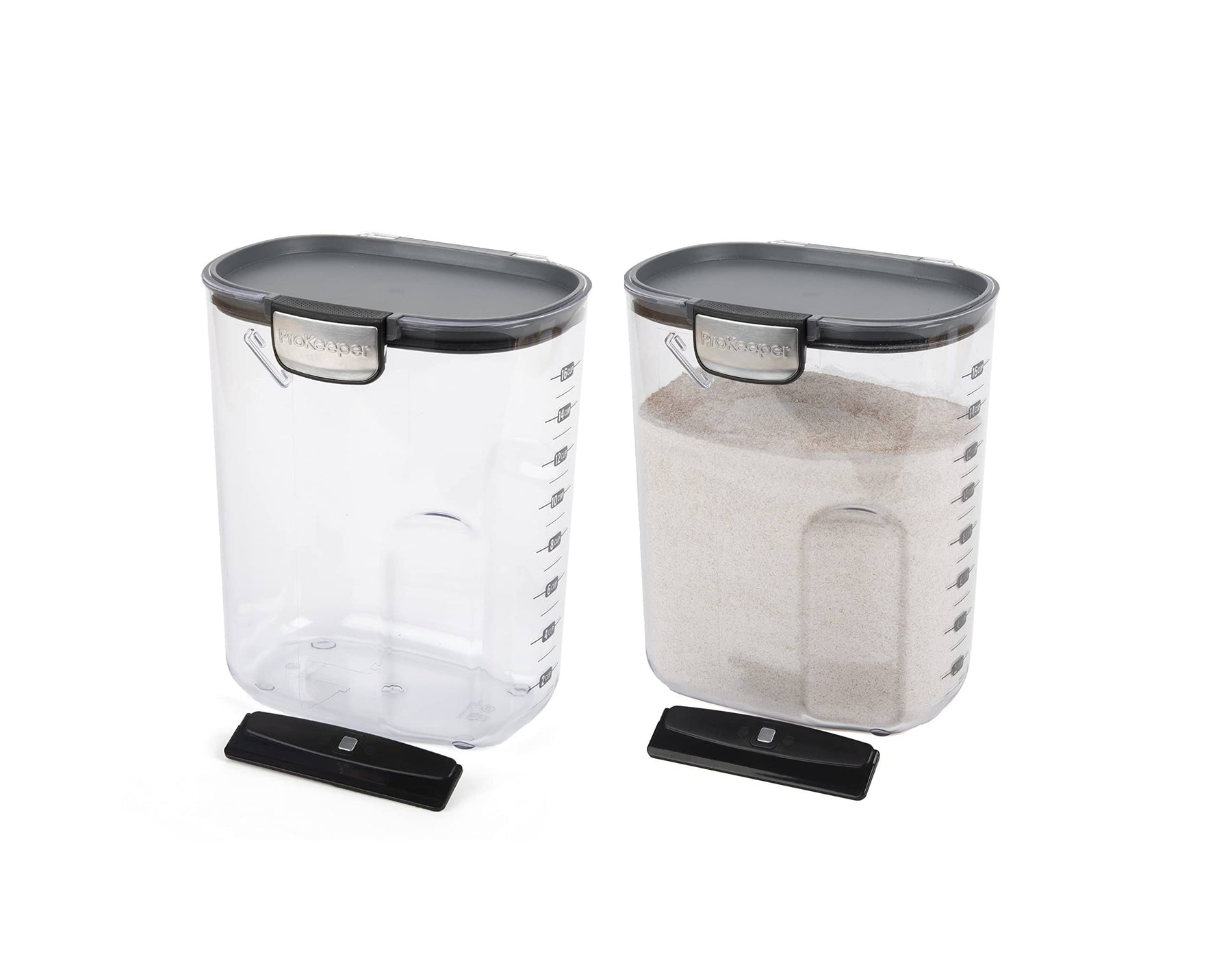 Progressive International ProKeeper+ Clear Plastic Airtight Food Baker's Kitchen Storage Organization - Product image 1