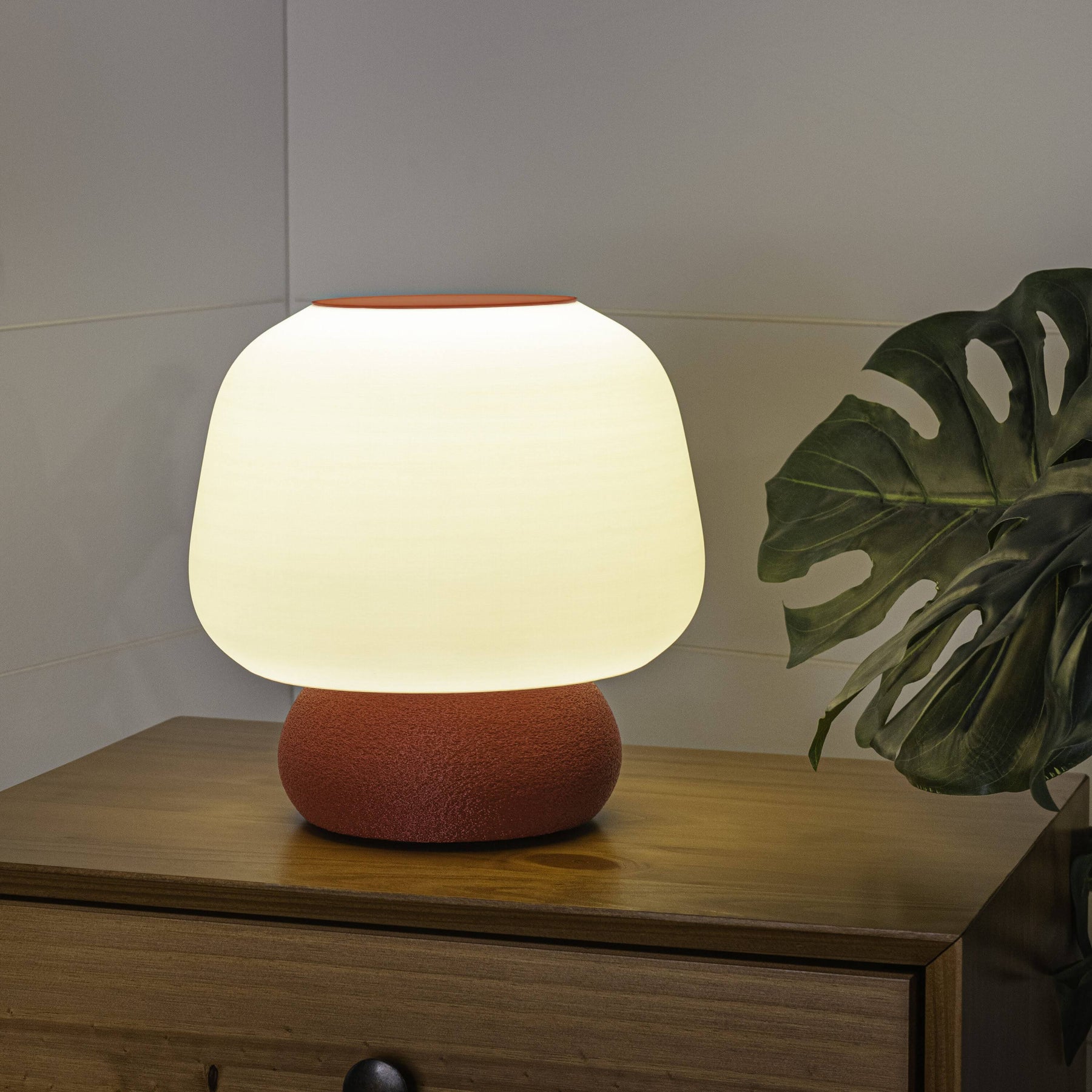 Jonathan Y Mushroom Modern Classic Plant-Based PLA 3D Printed Dimmable LED Table Lamp - Product image 1